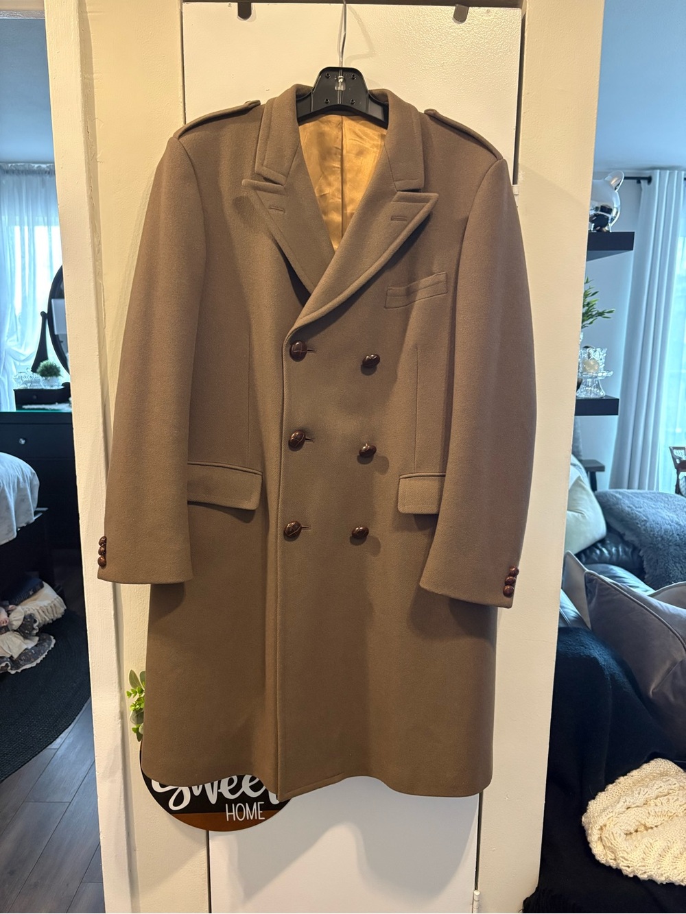 PRIVATE RESERVE COLLECTION - Vintage Norman Simmons Wool British Warm Overcoat